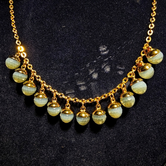 🇦🇹 Swarovski Crystal Beads Gold-Plated Necklace - Picture 1 of 16